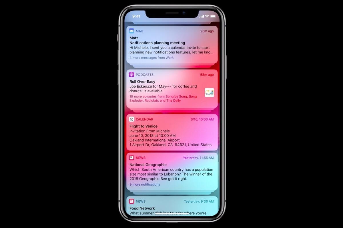 In what ways can apps in macos use notifications on iphone